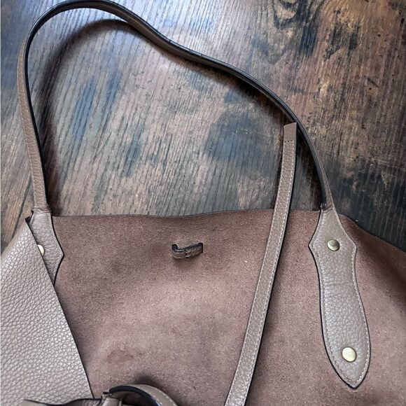 ANNABEL INGALL ISABELLA LARGE TOTE in DEER - Picture 10 of 11